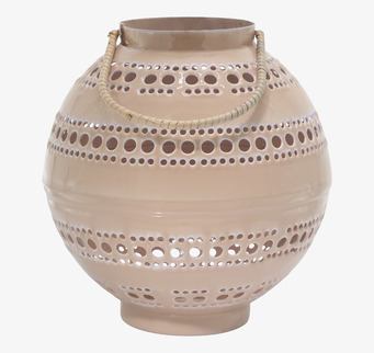 Ljuslykta Emalj Rosa Chic Antique Lyktor Endless Light Ljuslyktor Övrig prydnad/dekoration för inredning utemiljö