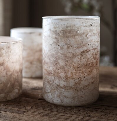 Ljuslykta Luna 10x15 cm - Majas Cottage Lyktor Endless Light Ljuslyktor