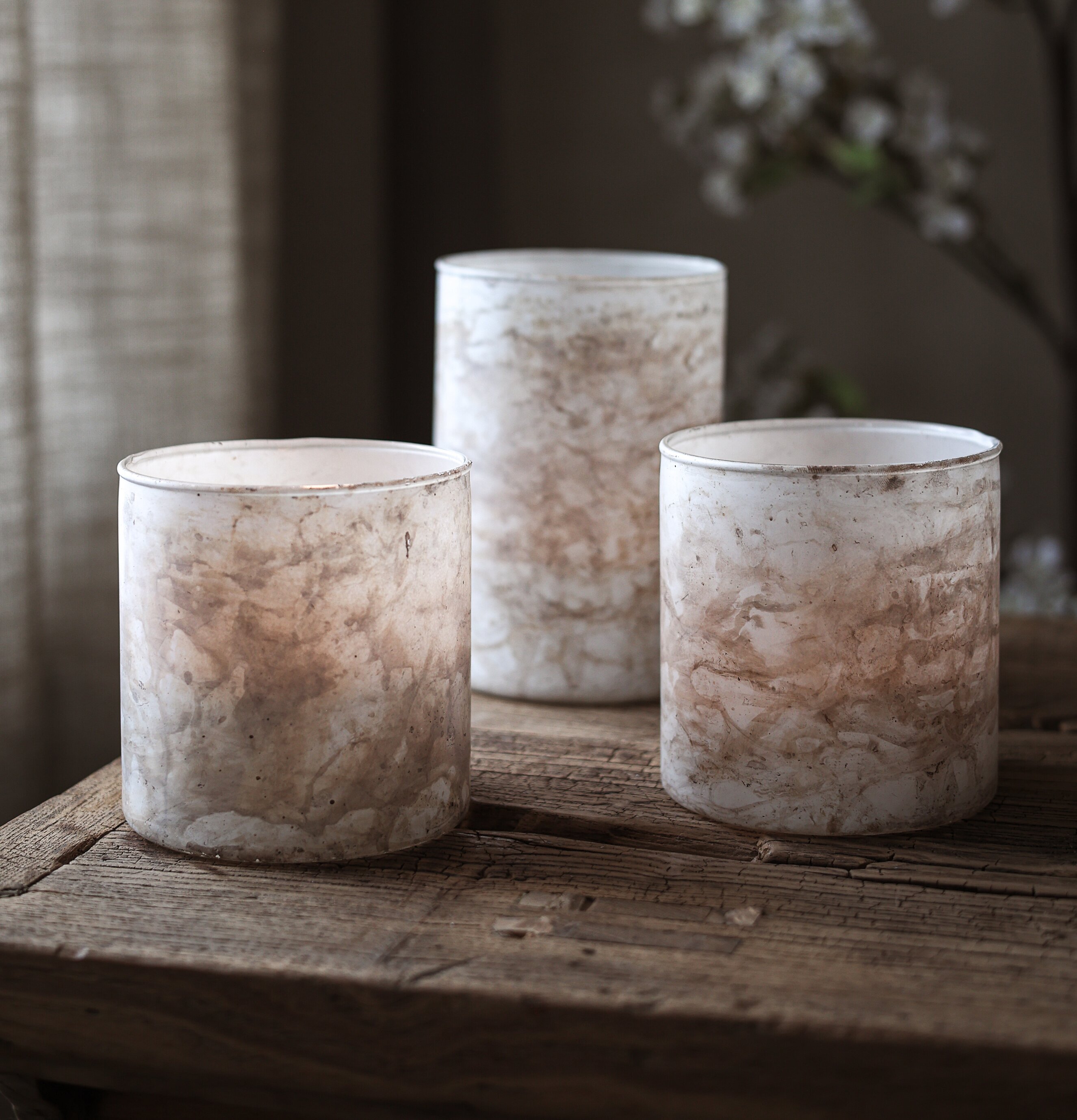 Ljuslykta Luna 10x10 cm - Majas Cottage Lyktor Endless Light Ljuslyktor