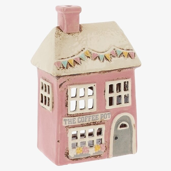 Ljuslykta Village Pottery - Coffee Pot Shop Joe Davies Lyktor Endless Light Ljuslyktor