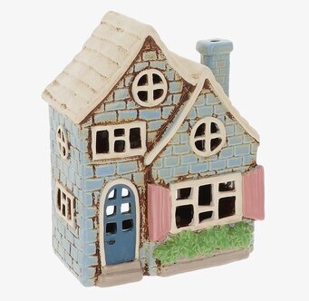 Ljuslykta Village Pottery - Double House Joe Davies Lyktor Endless Light Ljuslyktor