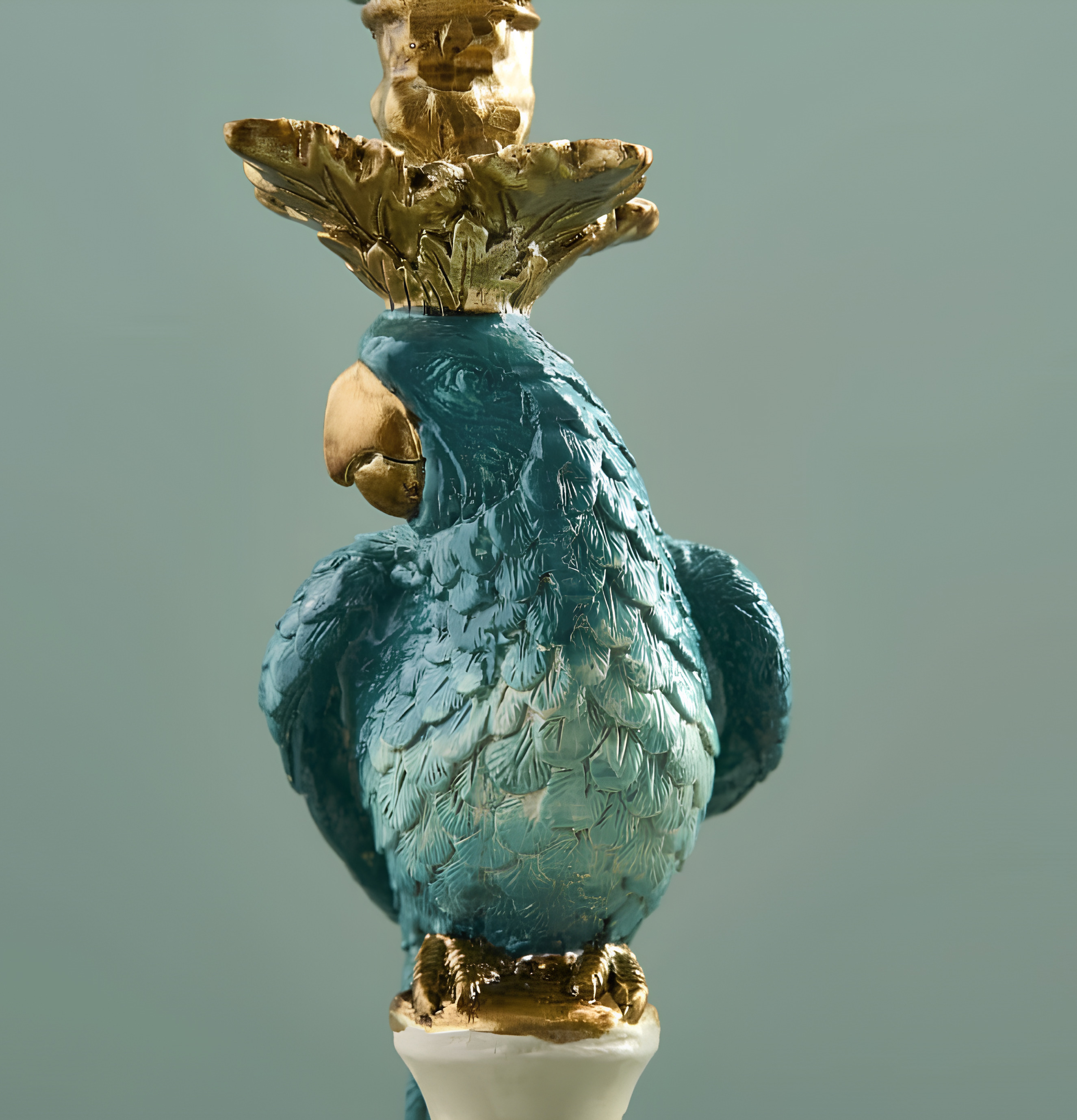 Ljusstake Papegoja Turkos Werner Voss Ljusstakar Adventsstakar Ljushållare Ljushyllor