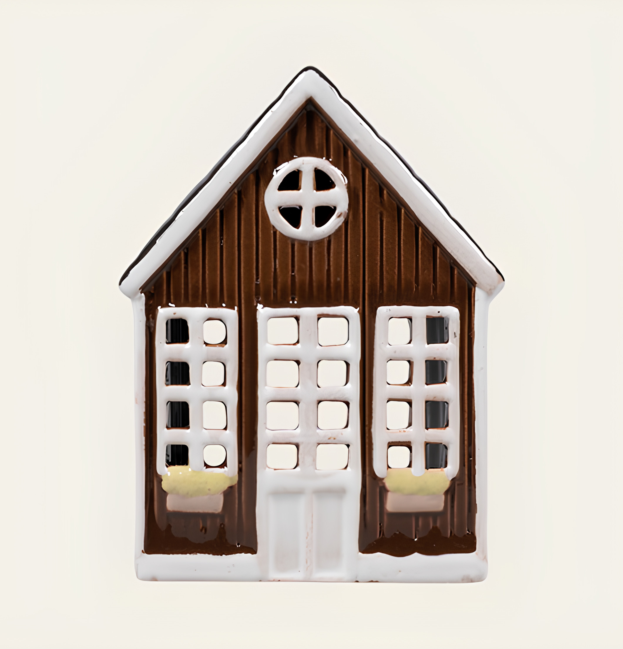 Ljuslykta Hus Brun Det Gamle Apotek Lyktor Endless Light Ljuslyktor