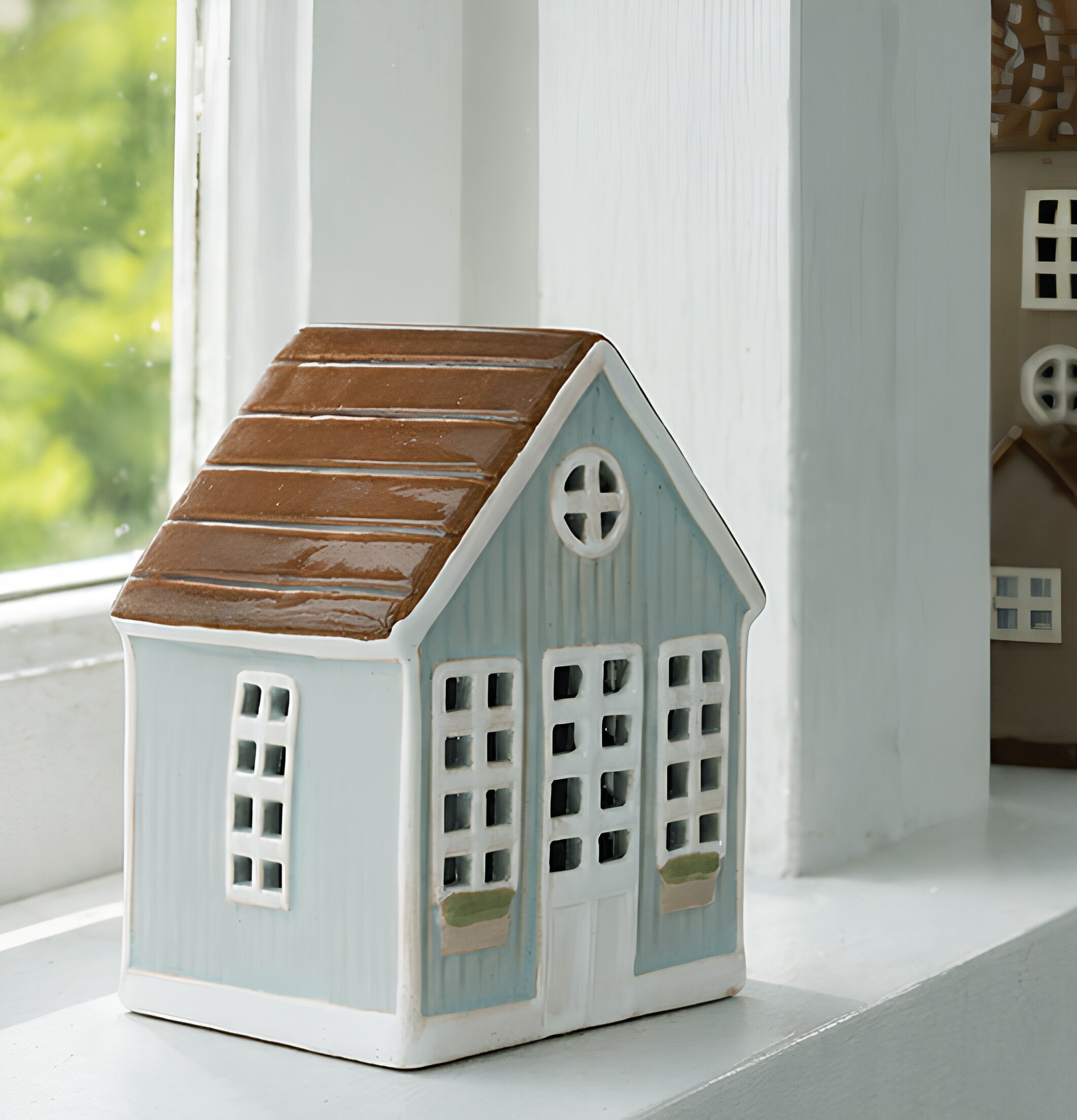 Ljuslykta Hus Ljusgrön Det Gamle Apotek Lyktor Endless Light Ljuslyktor