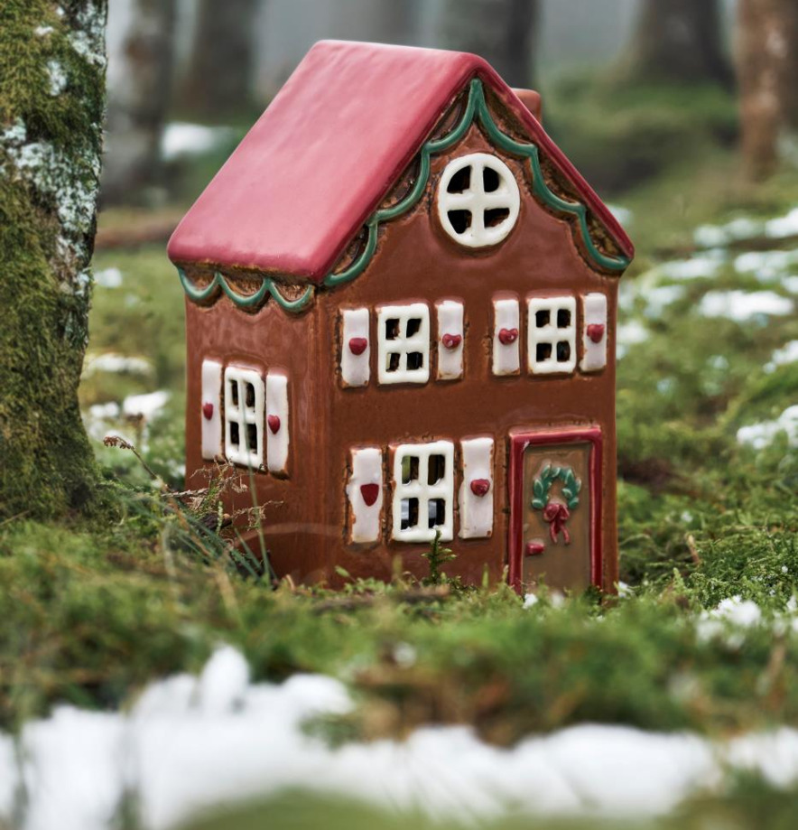 Ljuslykta Hus Dörrkrans IB Laursen Lyktor Endless Light Ljuslyktor