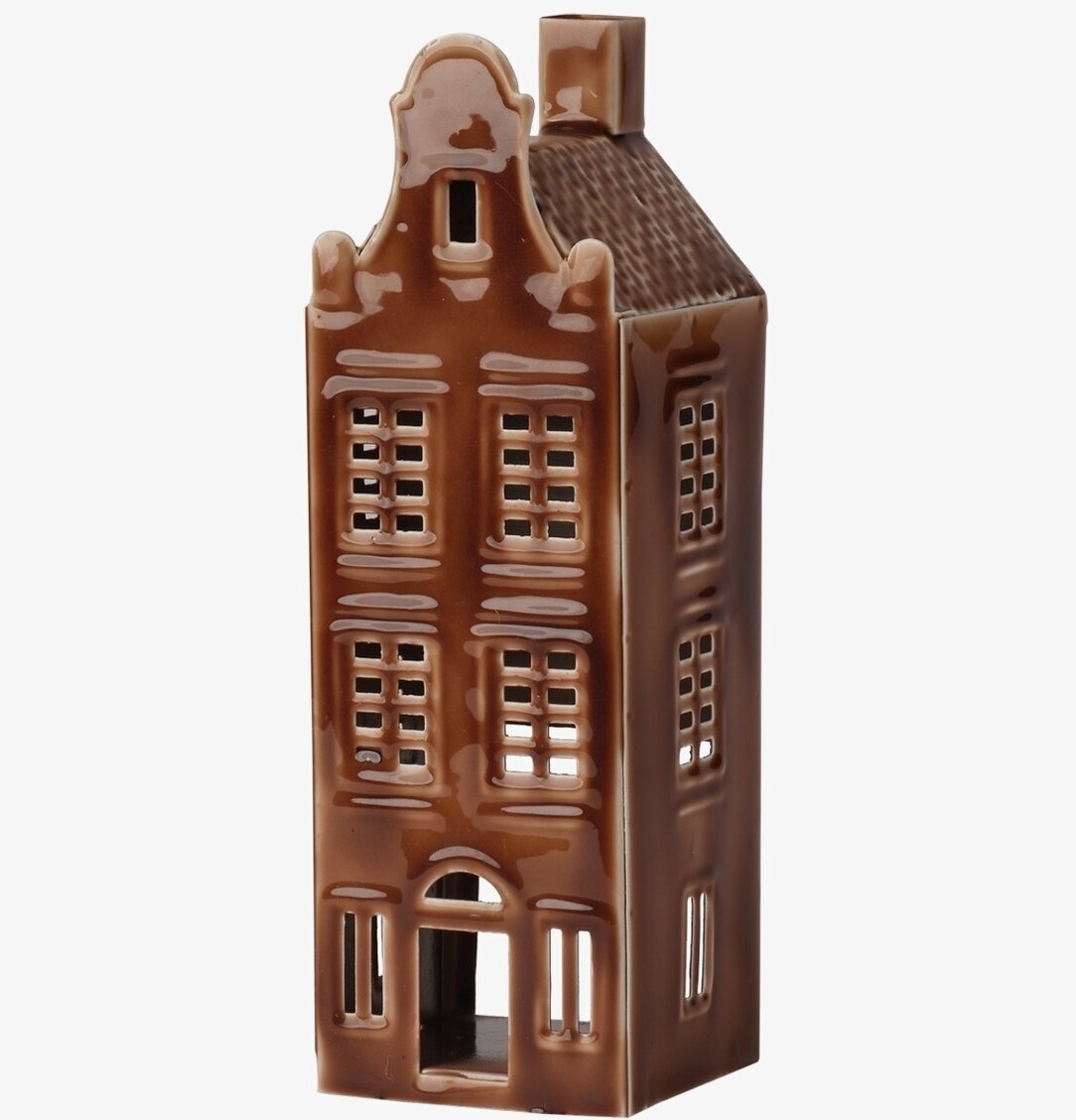 Fenix Ljuslykta Hus Brun Hög Affari Lyktor Endless Light Ljuslyktor