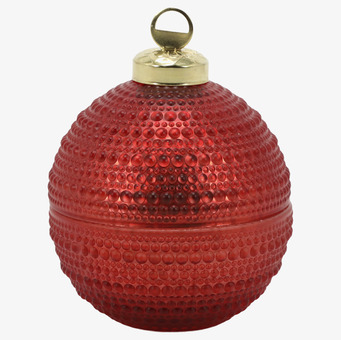 Julkula med Stearinljus Cherry Ø8 cm Chic Antique Ljus Värmeljus