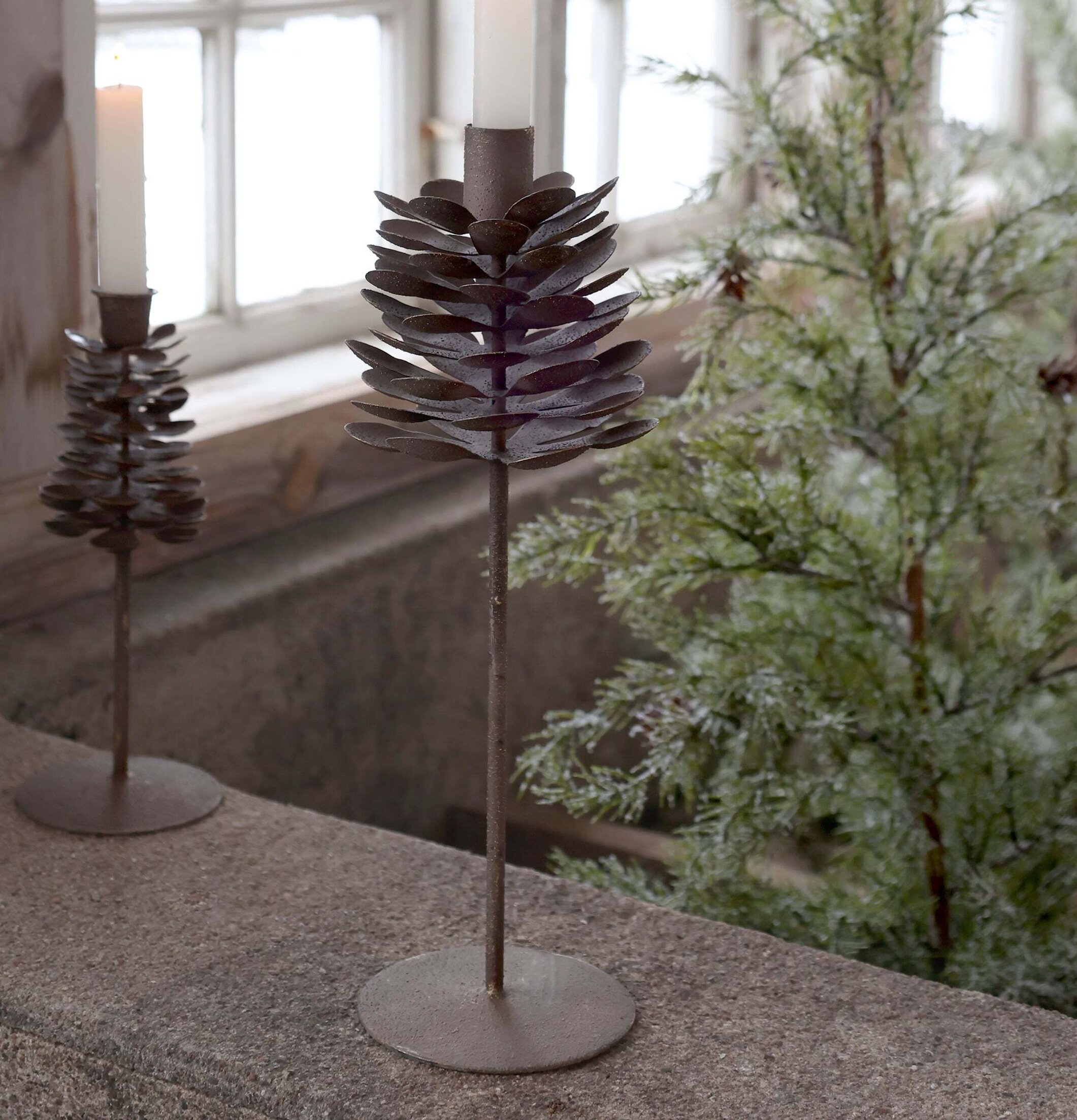 Ljusstake Kotte Antik Mocca 33 cm Chic Antique Ljusstakar Adventsstakar Ljushållare Ljushyllor