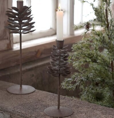 Ljusstake Kotte Antik Mocca 23 cm Chic Antique Ljusstakar Adventsstakar Ljushållare Ljushyllor