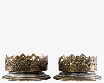 Ljuslykta Empire Guldbrun 2-pack A Lot Decoration Lyktor Endless Light Ljuslyktor