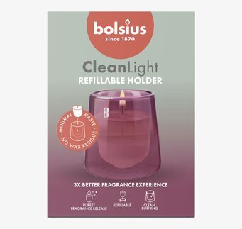 Foto förpackning doftljus refill-hållare glaslykta