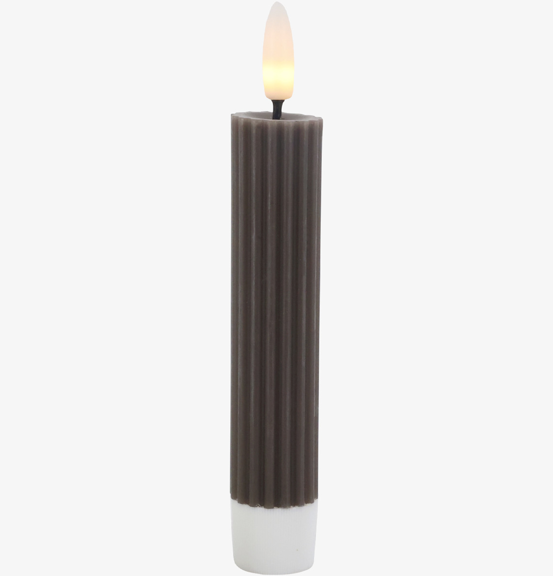 Kronljus LED Cenon Coffee 2-pack 14 cm Chic Antique Stearinljus batteridrivna