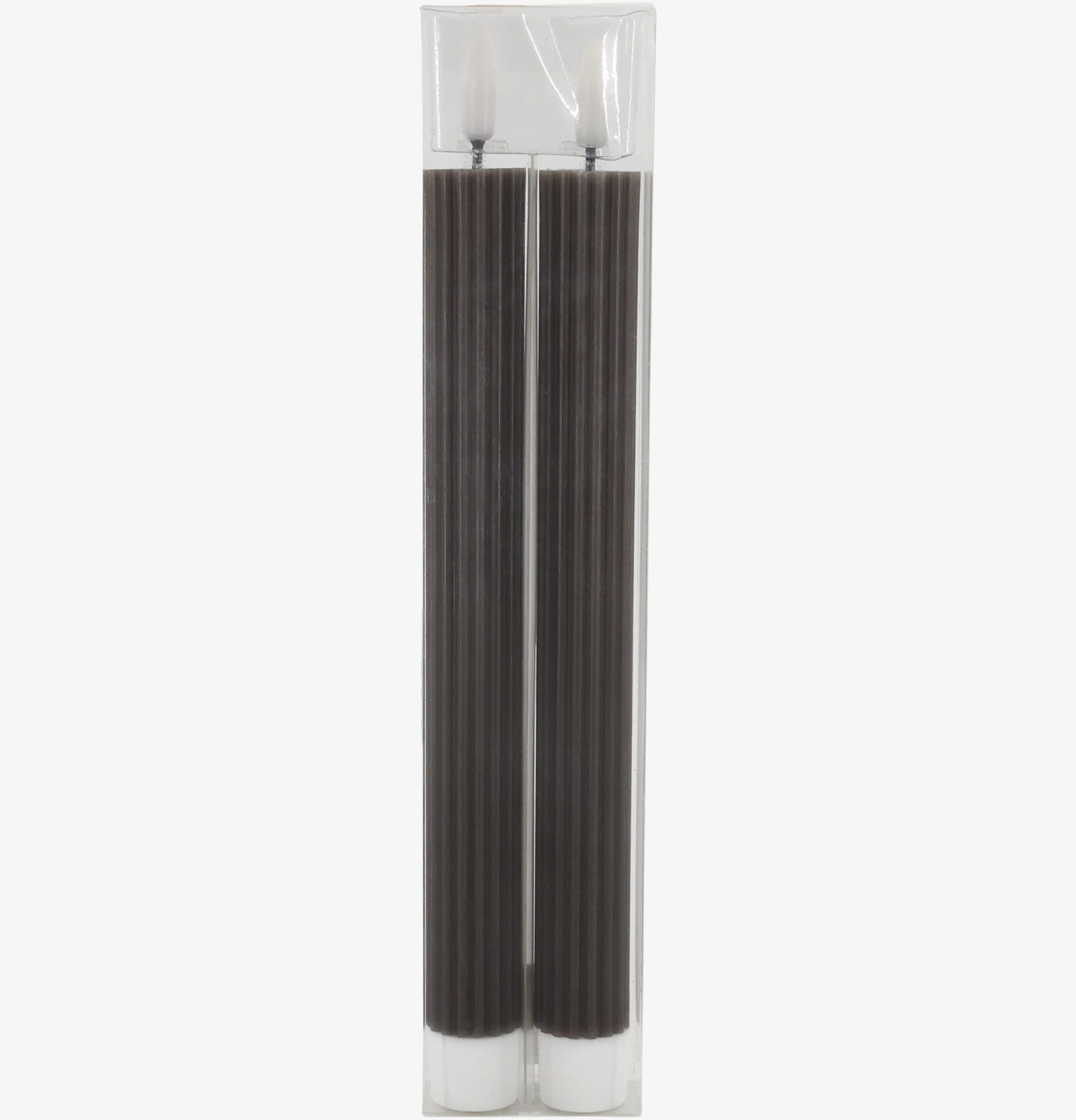 Kronljus LED Cenon Coffee 2-pack 24,5 cm Chic Antique Stearinljus batteridrivna