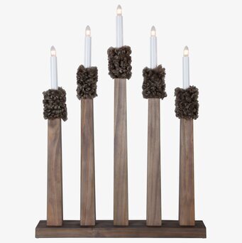 Bild av stilren ljusstake med unik design och detaljer