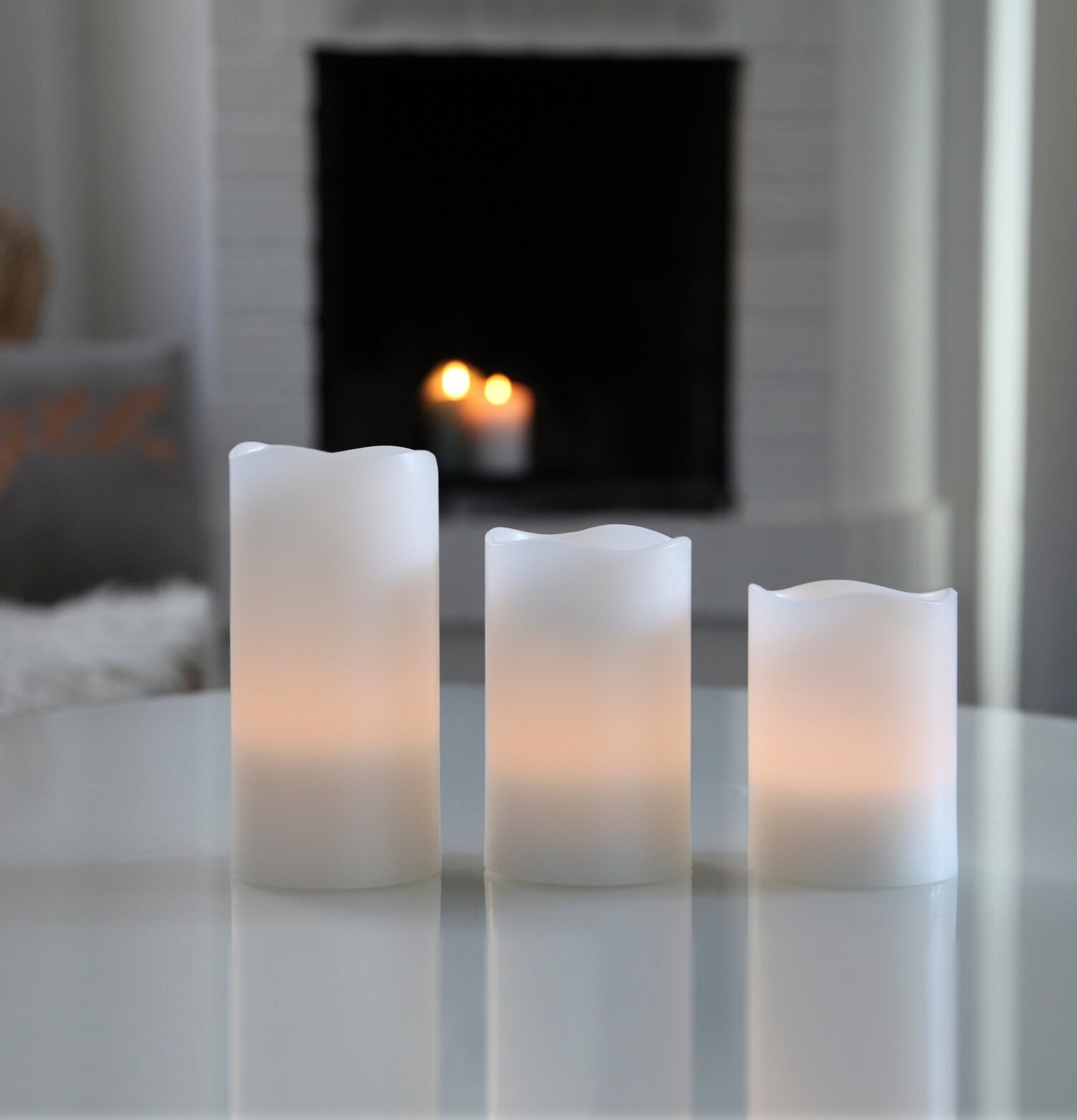 VaxLjus LED 3-Pack från Star Trading i modern inredning