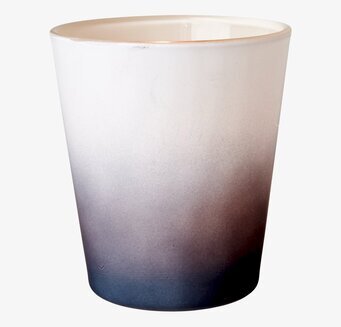 Bild av elegant ljuslykta med tonad blå färgövergång