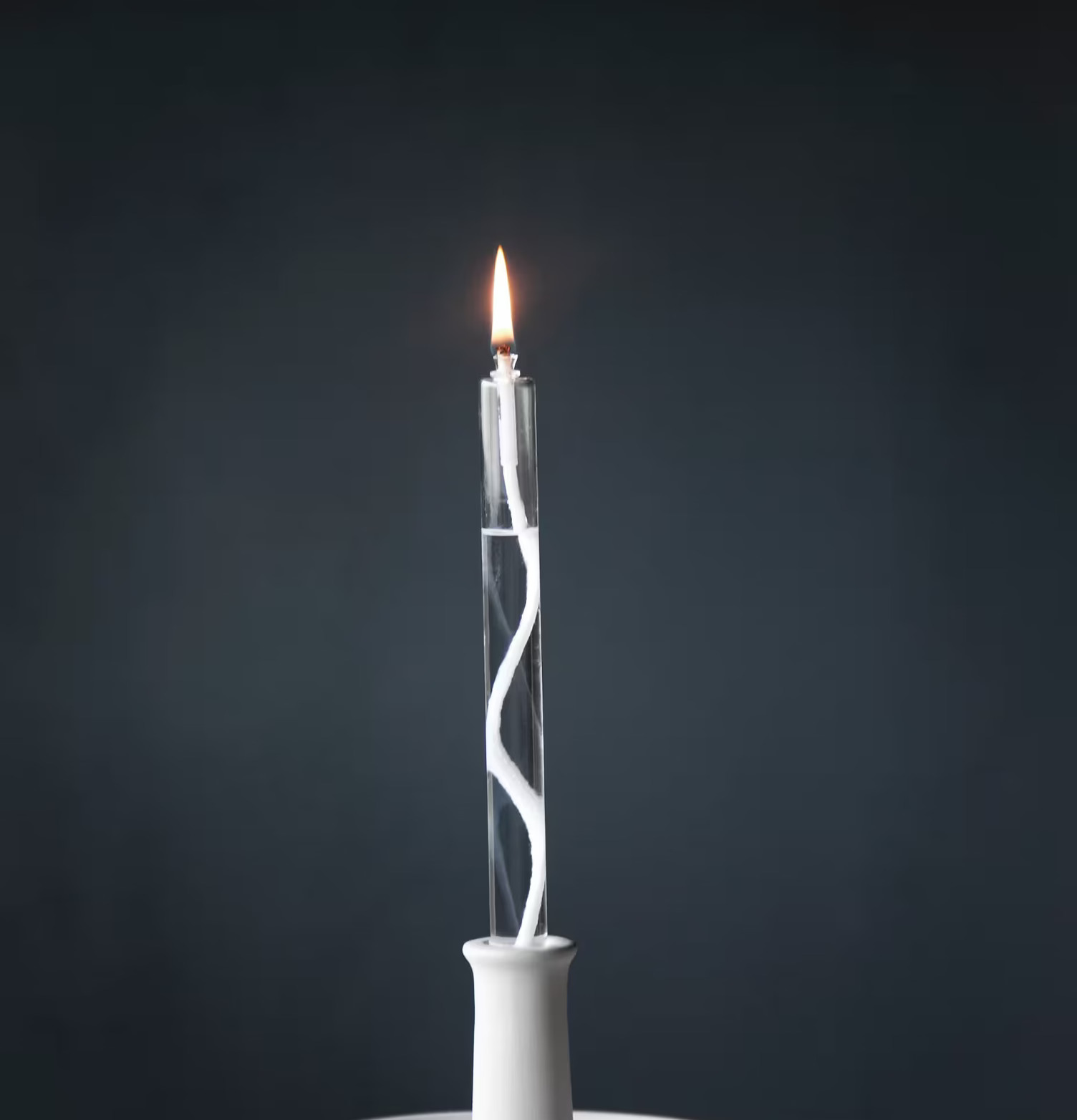 ALS Ljus 22 CM från Storefactory i klart glas med spiralveke