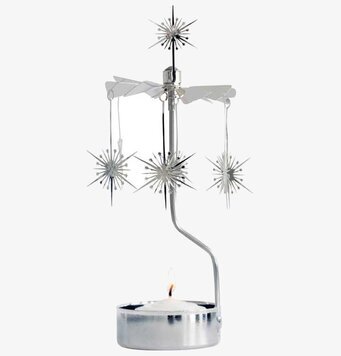 Bild av elegant änglaspel med skimrande stjärnor