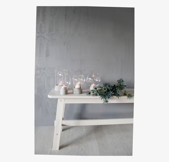 Bild av stilrena ljuslyktor i harmonisk heminredning