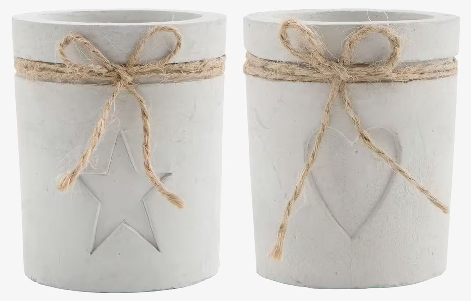 Bild av stilrena ljuslyktor med hjärta och stjärna