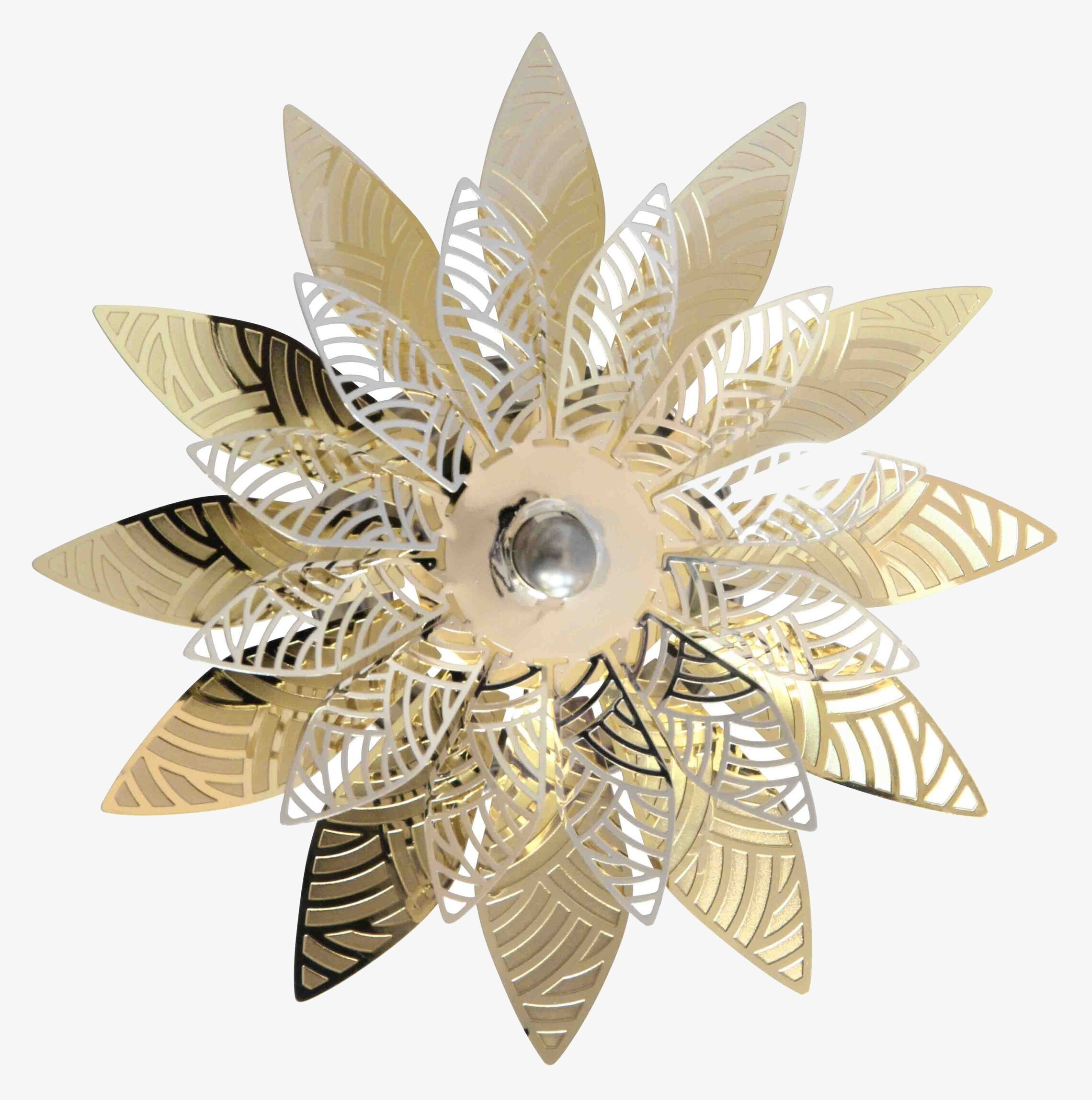 Ljussnurra Art Deco från Pluto Produkter i guldmetall