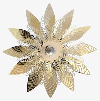 Bild av sofistikerad ljusdekoration i Art Deco-stil